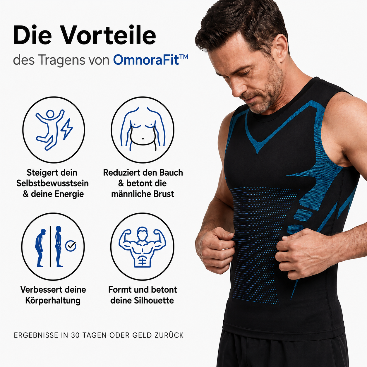 OMNORAFIT™ | Kompressions-Unterhemd mit formender Wirkung